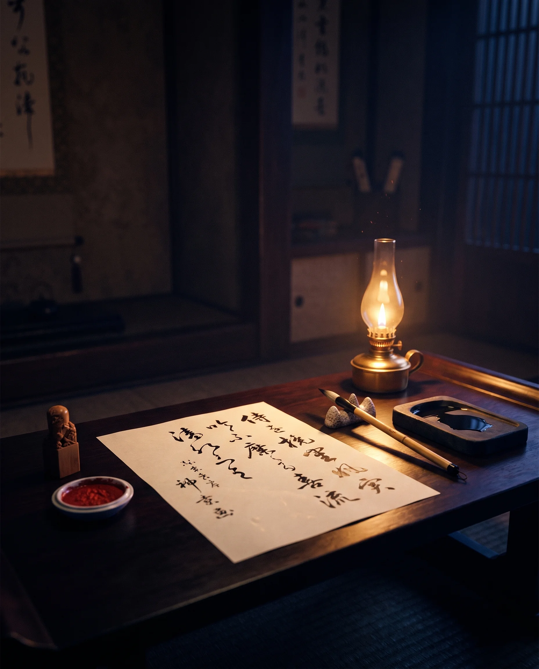 The maker's desk — where each document is composed